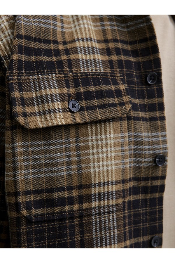 JJCARTER CHECK OVERSHIRT LS - ΜΠΕΖ