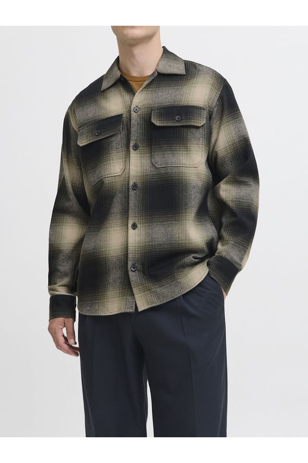 JJCARTER CHECK OVERSHIRT LS - ΧΑΚΙ