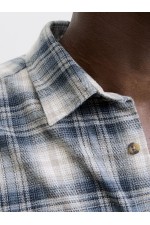 JJJOSHUA CHECK SHIRT LS - ΓΚΡΙ