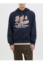 JJΕLOGO SWEAT HOOD 2 COL 25/26 - ΜΠΛΕ