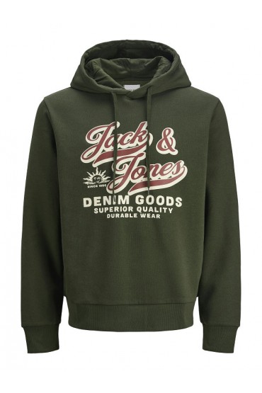 JJΕLOGO SWEAT HOOD 2 COL 25/26 - ΠΡΑΣΙΝΟ