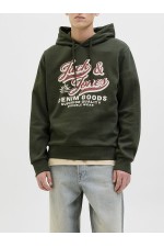 JJΕLOGO SWEAT HOOD 2 COL 25/26 - ΠΡΑΣΙΝΟ