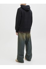 JJΕLOGO SWEAT HOOD 2 COL 25/26 - ΜΑΥΡΟ