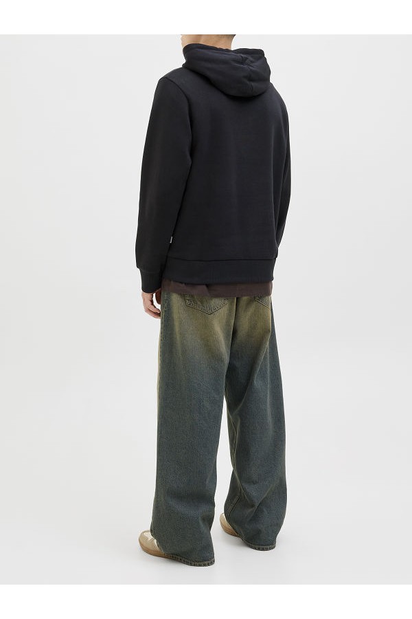 JJΕLOGO SWEAT HOOD 2 COL 25/26 - ΜΑΥΡΟ