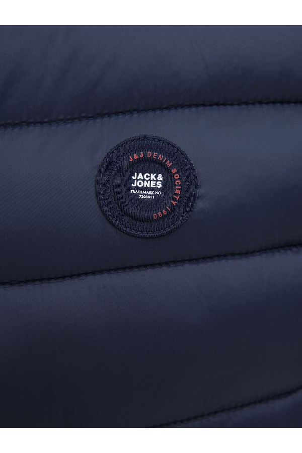 JJEBRADLEY LIGHT BODYWARMER COLLAR NOOS - ΜΠΛΕ