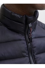 JJEBRADLEY LIGHT BODYWARMER COLLAR NOOS - ΜΑΥΡΟ