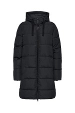 ONLCLAIR PUFFER HOOD COAT CC - ΜΑΥΡΟ