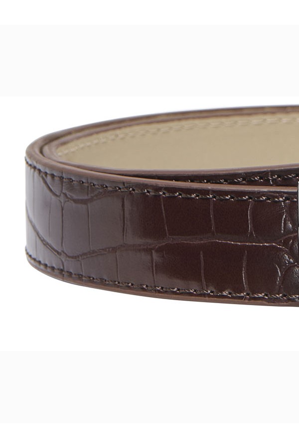 ONLASTA CROCO PU JEANS BELT ACC - ΚΑΦΕ