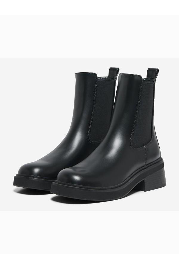 ONLBUTTER-1 CHELSEA BOOT - ΜΑΥΡΟ