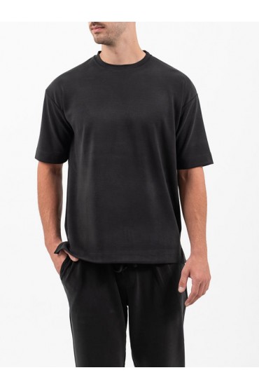 T-SHIRT VITTORIO - ΜΑΥΡΟ
