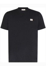 SS BADGE 30S JERSEY CLASSIC TEE - ΜΑΥΡΟ