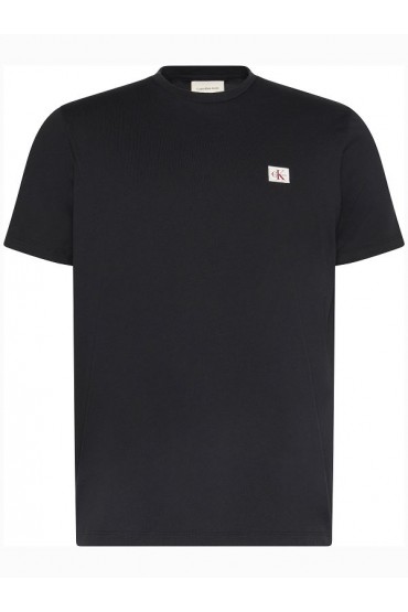 SS BADGE 30S JERSEY CLASSIC TEE - ΜΑΥΡΟ
