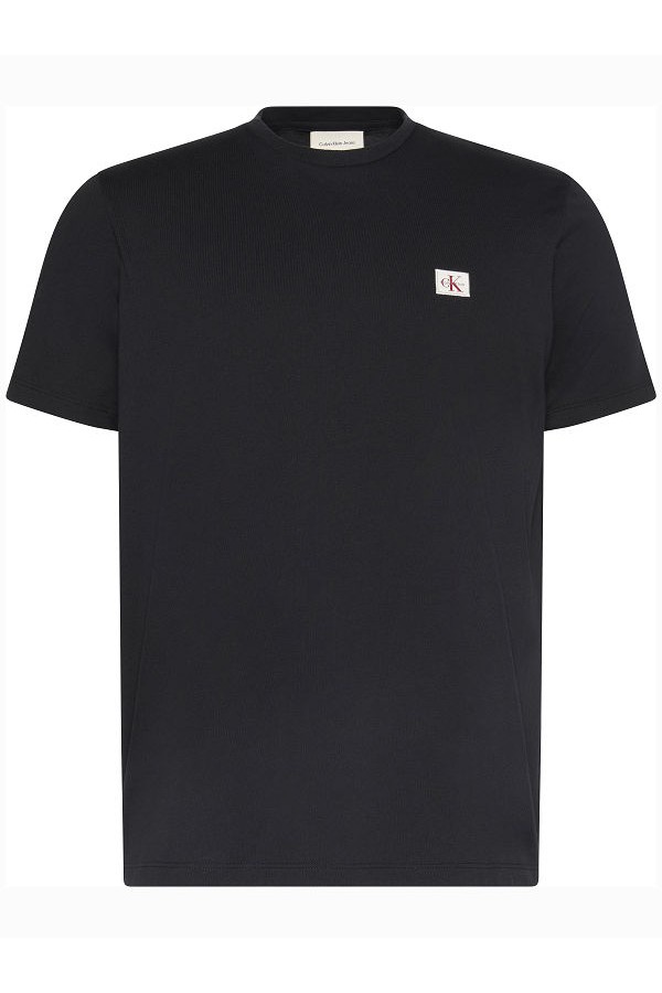 SS BADGE 30S JERSEY CLASSIC TEE - ΜΑΥΡΟ
