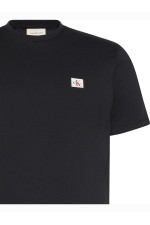 SS BADGE 30S JERSEY CLASSIC TEE - ΜΑΥΡΟ