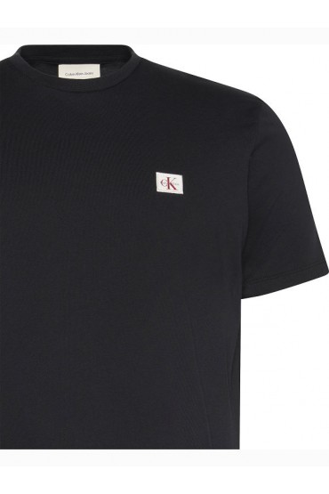 SS BADGE 30S JERSEY CLASSIC TEE - ΜΑΥΡΟ