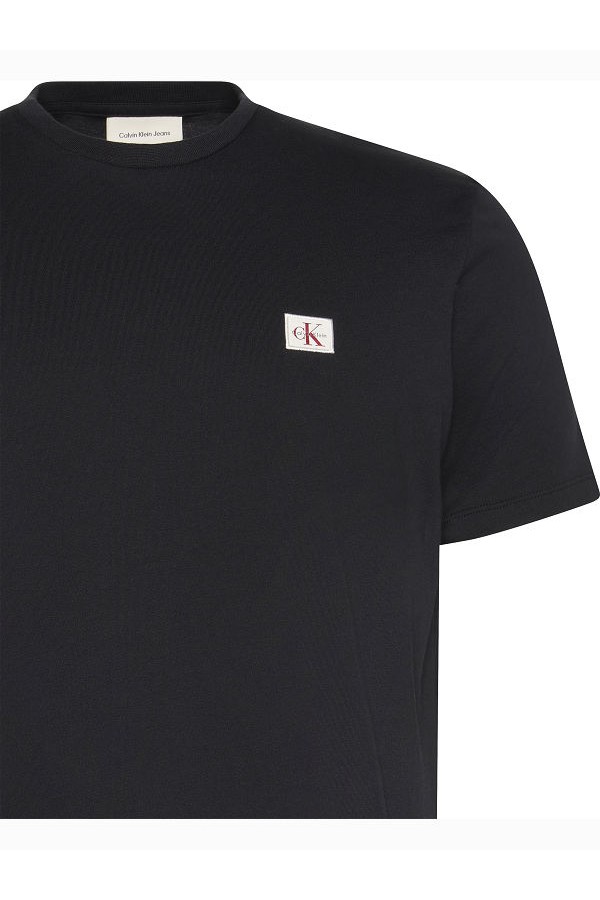 SS BADGE 30S JERSEY CLASSIC TEE - ΜΑΥΡΟ