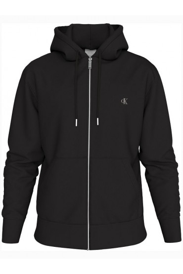 LS EU 350TERRY MONOGRAM FZ HODDIES - ΜΑΥΡΟ