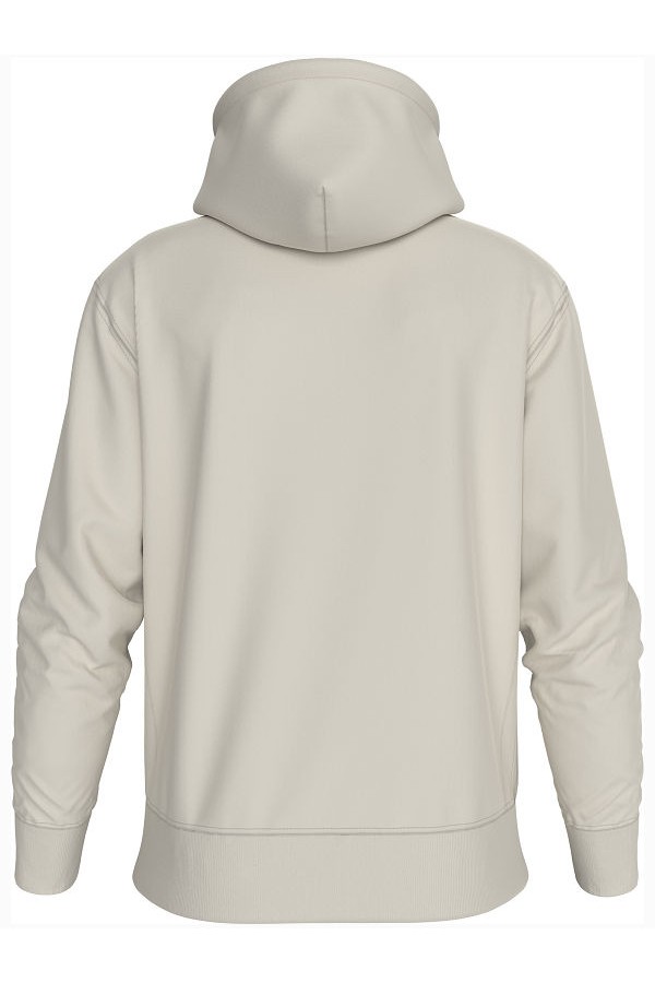 LS EU 350TERRY MICRO MONOLOGO HODDIES - CHALK