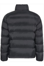 CALVIN KLEIN LS NYLON MONOGRAM PUFFER JKT - ΜΑΥΡΟ