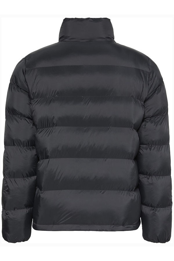 CALVIN KLEIN LS NYLON MONOGRAM PUFFER JKT - ΜΑΥΡΟ