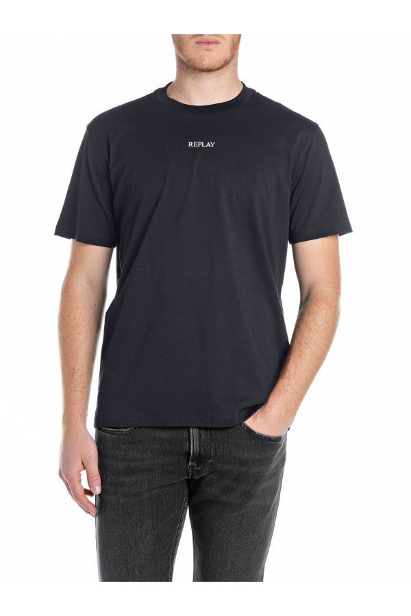 REPLAY T-SHIRT MENS - ΜΠΛΕ