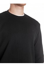 REPLAY T-SHIRT MENS - ΜΑΥΡΟ
