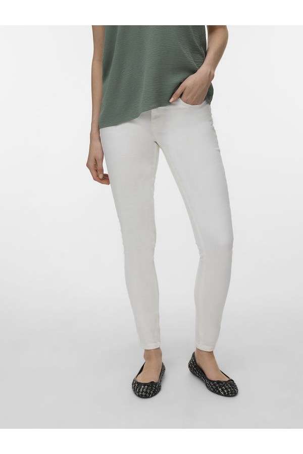 VMFLASH MR SKINNY JEANS COLOR GA NOOS - ΛΕΥΚΟ