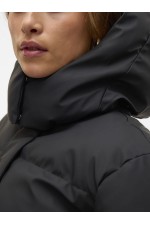 VMGRETAKYLIE SHORT COATED JACKET NOOS - ΜΑΥΡΟ