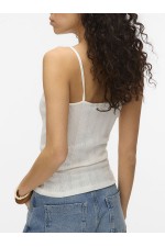 VMLISA POINTELLE SINGLET TOP JRS NOOS - ΛΕΥΚΟ