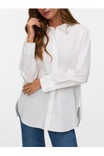 VMELINA LS SHIRT WVN NOOS - ΛΕΥΚΟ