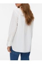 VMELINA LS SHIRT WVN NOOS - ΛΕΥΚΟ