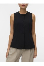 VMBERLIN SL WAISTCOAT NOOS - ΜΑΥΡΟ