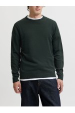 JJEBASIC KNIT CREW NECK NOOS - ΠΡΑΣΙΝΟ