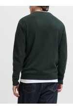 JJEBASIC KNIT CREW NECK NOOS - ΠΡΑΣΙΝΟ