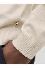 JJEBASIC KNIT CREW NECK NOOS - ΜΠΕΖ