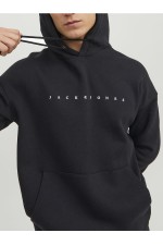 JJESTAR JJ SWEAT HOOD NOOS - ΜΑΥΡΟ