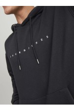 JJESTAR JJ SWEAT HOOD NOOS - ΜΑΥΡΟ