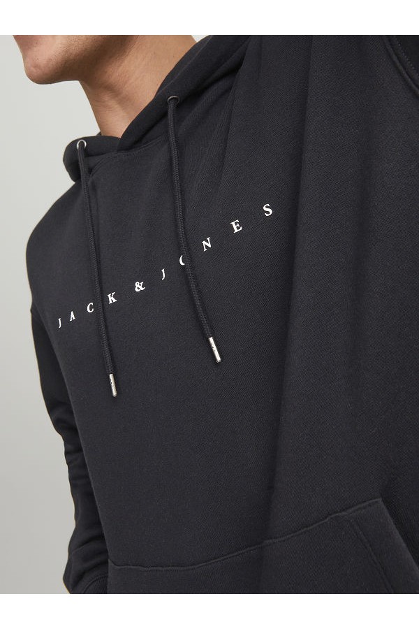 JJESTAR JJ SWEAT HOOD NOOS - ΜΑΥΡΟ