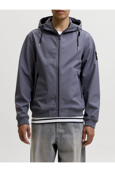 JJEBASIC SOFTSHELL HOOD NOOS - ΓΚΡΙ