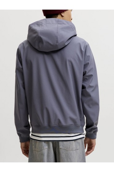 JJEBASIC SOFTSHELL HOOD NOOS - ΓΚΡΙ