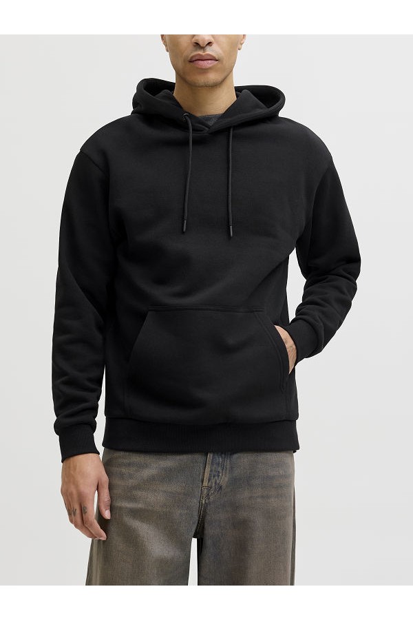 JJEBRADLEY SWEAT HOOD NOOS - ΜΑΥΡΟ