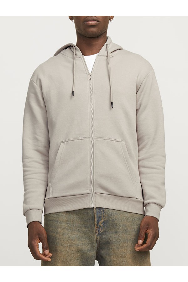 JJEBRADLEY SWEAT ZIP HOOD NOOS - ΜΠΕΖ