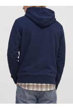 JPRBLUMASON TEDDY SWEAT ZIP LN - ΜΠΛΕ