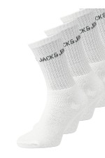 JACREGEN TENNIS SOCK 5 PACK NOOS - ΛΕΥΚΟ
