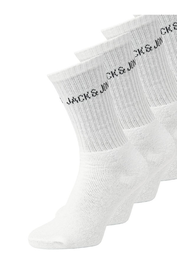 JACREGEN TENNIS SOCK 5 PACK NOOS - ΛΕΥΚΟ
