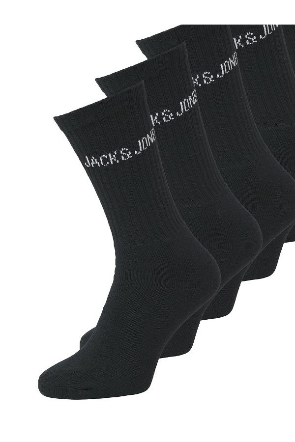 JACREGEN TENNIS SOCK 5 PACK NOOS - ΜΑΥΡΟ