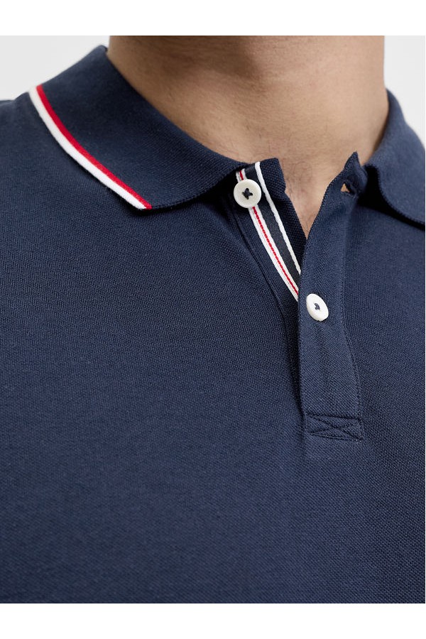 JJBLAZE POLO SS PLS - ΜΠΛΕ