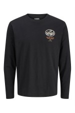JREBBAKER LS TEE - ΜΑΥΡΟ
