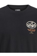 JREBBAKER LS TEE - ΜΑΥΡΟ