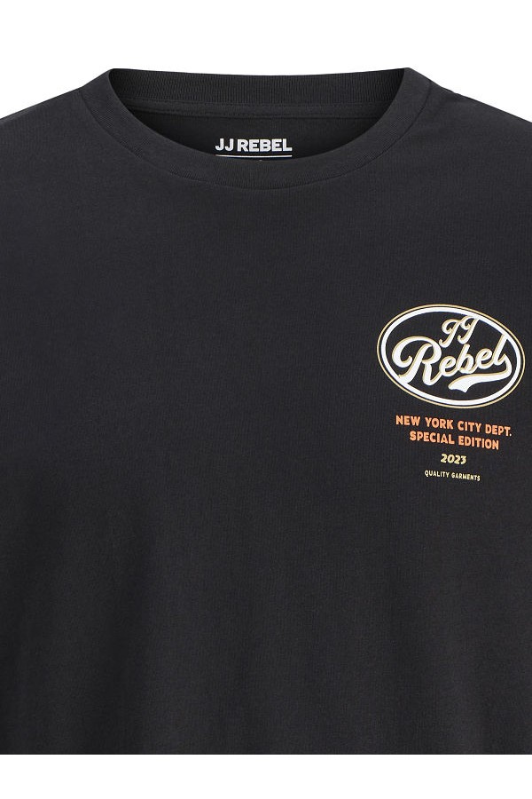 JREBBAKER LS TEE - ΜΑΥΡΟ